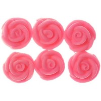 Rose Pink Swirl Med 2cm (Bx 144)