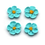 Flower  5 petal Blue Small 2cm (Box 200)