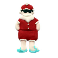 Aussie Santa Sugar Decoration 25mm (Box 180)