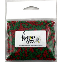 Confetti Shapes Red/Green Trees Hangsell 50g