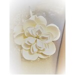 Juliet Rose Premium Large White 75mm (Wired)