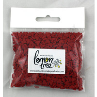 Confetti Shapes Red Hearts 50g HS