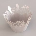 Cupcake Wrapper Silver Love Bird Vers 2 (12)