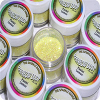 Glitter Pastel Lemon