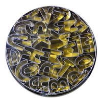 Cutter  Tin Set 26pc Alphabet 25mm (Ea)
