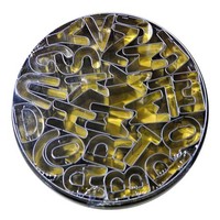 Cutter Tin Set 26pc Alphabet 25mm (Ea)