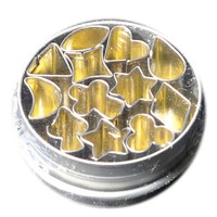 Cutter Tin Set 12pc Aspic 1cm (Small) Shapes (Ea)