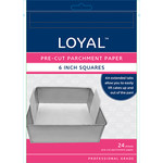 Pre Cut Parchment Paper 6in Square (PK24)