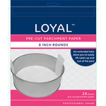 Pre Cut Parchment Paper 8in Round (PK24)