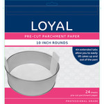 Pre Cut Parchment Paper 10in Round (PK24)