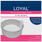 Pre Cut Parchment Paper 12in Round (PK24)