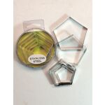 Cutter Tin Set Pentagons Set of 8