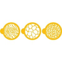Stencil Animal Skin Cookie Set
