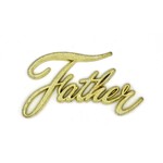 Father Plaque Gold