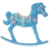 Figurine  Rocking Horse Blue 60mm (Ea)