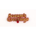 Seasons Greetings Plaque 65mm x 20mm