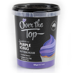 Buttercream PURPLE 425g - Over The Top - Best Before November 2020