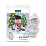 Katy Sue SNOWMAN Silicone Mould