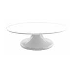 Loyal White Melamine Display Turntable