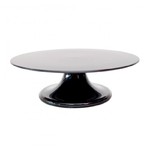 Loyal Black Melamine Display Turntable