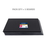 Loyal MDF Board 5mm BLACK Rectangle 12x18 inches