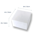 Cake Box 6x6x4" Milkboard 