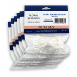 Stamen Pearl Round White - Medium