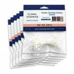 Stamen Pearl Round White - Small