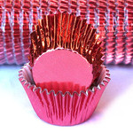Patty Pan #550 Foil Hot Pink (24)