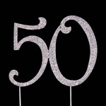 Bling Diamante 7cm Number 50