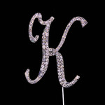 Bling Diamante 7cm Letter K