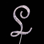 Bling Diamante 7cm Letter L