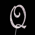 Bling Diamante 7cm Letter Q