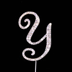 Bling Diamante 7cm Letter Y