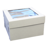 Cake Box 12x12x8" Top Window - E Flute