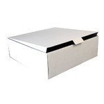 Cake Box HDFluted 10x10x5 - (9.5x9.5x5" Internal)