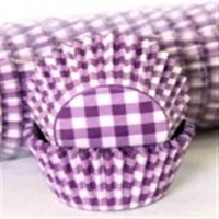 Confeta Patty Pan Purple Gingham #408 (500)