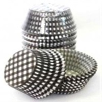 Confeta Patty Pan Black Gingham #700 (500)