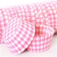 Confeta Patty Pan Pastel Pink Gingham #700 (500)