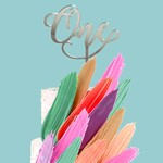 ONE - Mirror Cake Topper
