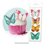 Edible Mixed Wafer Butterflies (16)