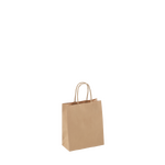 Twist Handle Kraft Paper Bag Tiny -  210x160x80mm