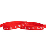 Grosgrain Christmas Fun Red & White Ribbon 