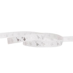 Grosgrain Christmas Fun White & Silver Ribbon 