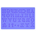 Silicone Mould Alphabets Medium 20mm