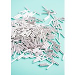 Sweetapolita SILVER METALLIC RODS 3.5 oz Jar