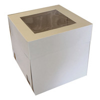 Wedding Cake Box White 16x16x12 Ea