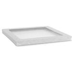 LID White with PET Window suits Catering Tray WCTM360