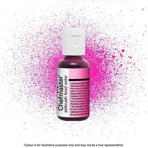 Chefmaster Airbrush NEON BRITE PINK 0.64oz/18g