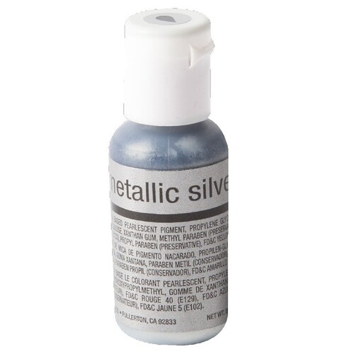 Chefmaster Airbrush METALLIC SILVER 0.64oz/18g